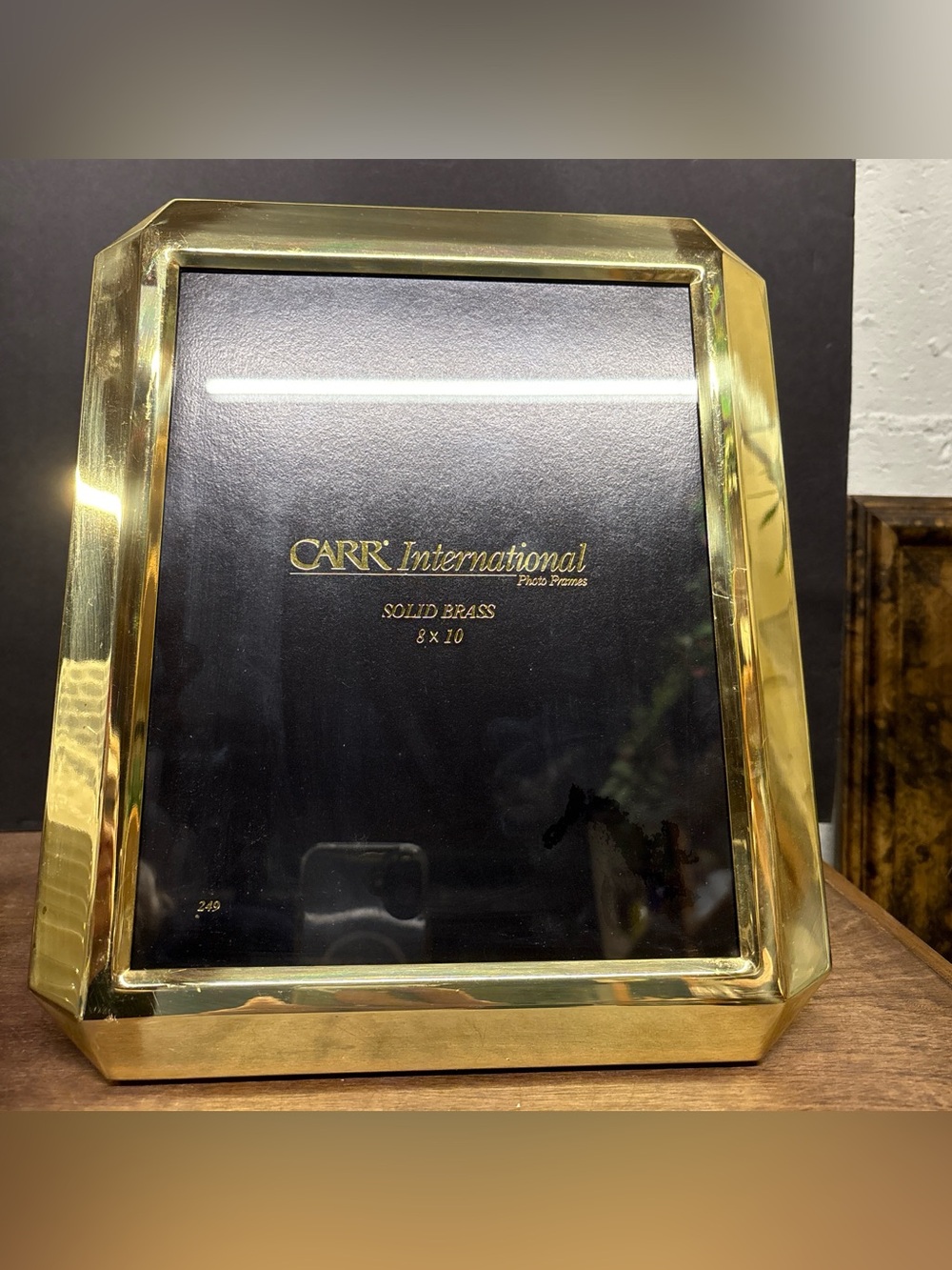 CARR International Solid Brass 8x10 Photo Frame - Gold